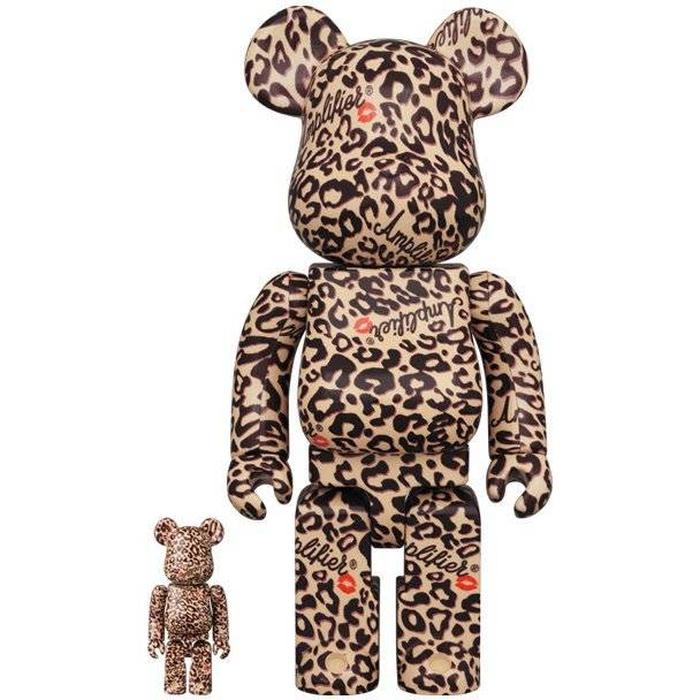 400% & 100% Bearbrick sæt - Amplifier (5th Anniversary)-Medicom Toy-Bearbrick
