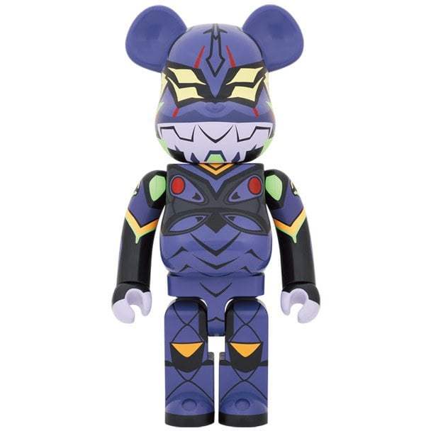 1000% Bearbrick figure of Evangelion Unit 13 with stylized design and shiny finish