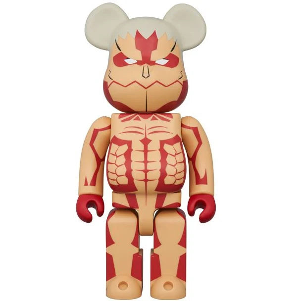 400% Bearbrick - Armored Titan (Attack on Titan)-Medicom Toy-Bearbrick