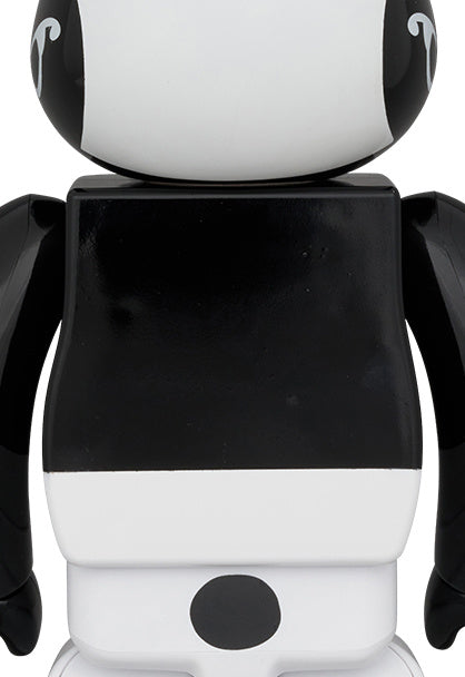 400% Bearbrick - Smurf (Zwart)