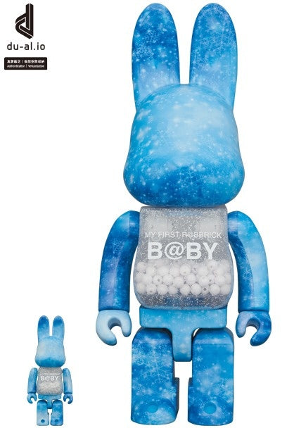 400% & 100% Rabbrick set - My First Rabbrick Baby (Crystal of Snow)