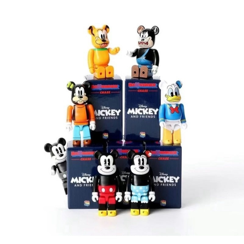 100% Bearbrick Blindbox Chase Serie - Mickey and Friends