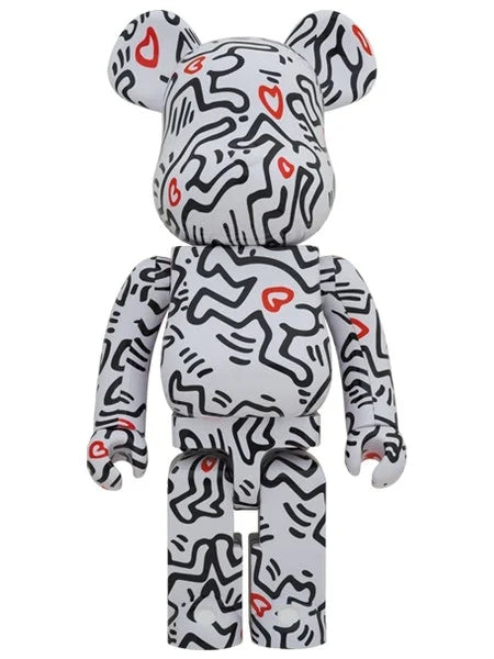 1000% Bearbrick - Keith Haring v8 (Heart of Men)-Medicom Toy-Bearbrick