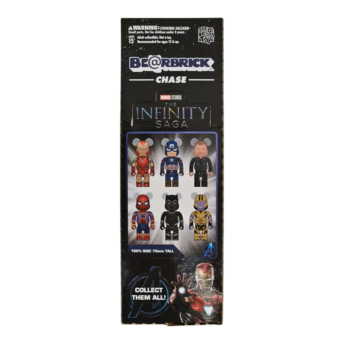 100% Bearbrick Blindbox Chase Serie - MARVEL Infinity Saga
