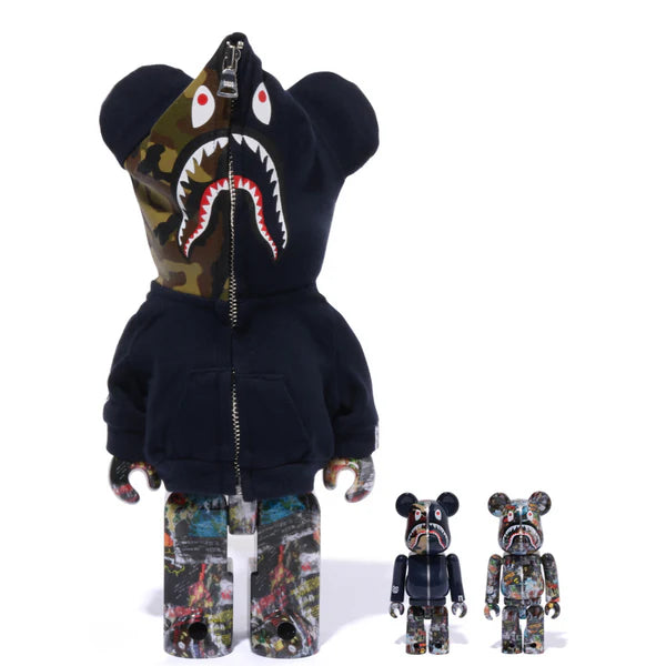 BE@RBRICK LEGACY CAMO SHARK 100％ & 400％ BE@RBRICK LEGACY CAMO SHARK 100％ & 400％