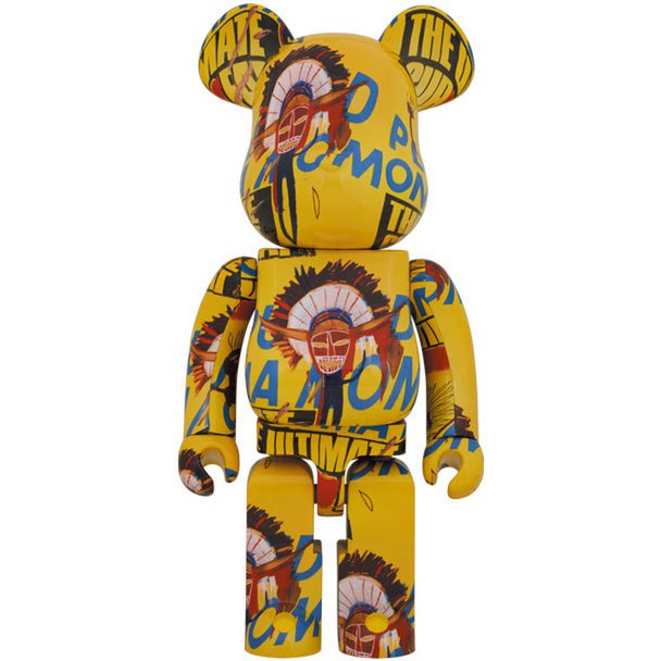 1000% Bearbrick - Andy Warhol x Jean-Michel Basquiat (V3 - Coma Mom)