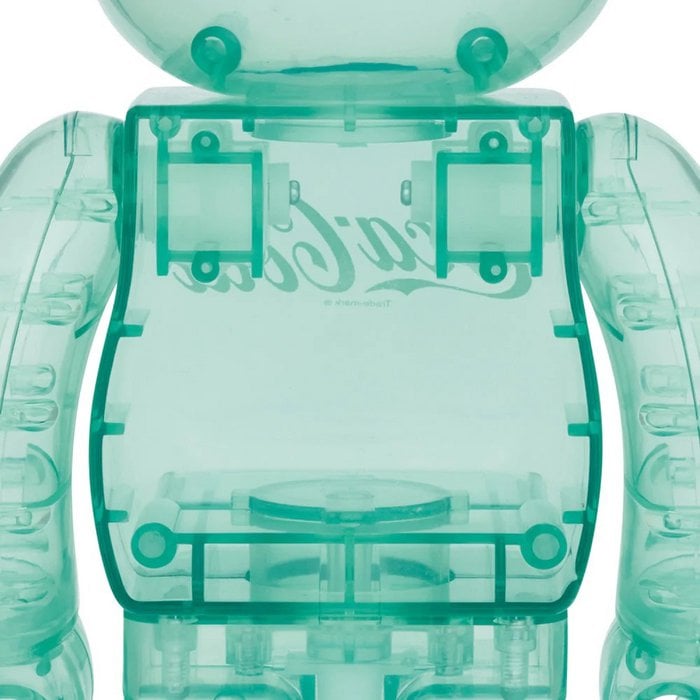 400% & 100% Bearbrick sæt - Coca-Cola (Georgia Green)