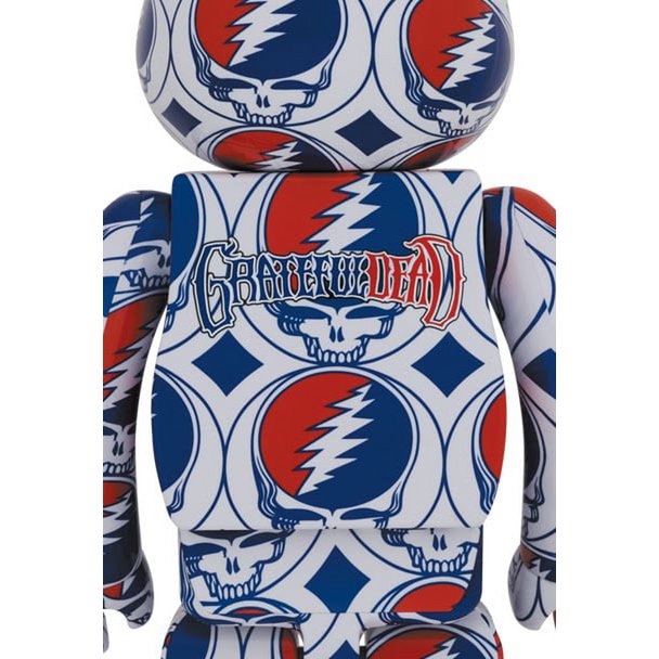 1000% Bearbrick - Grateful Dead (Steal Your Face)