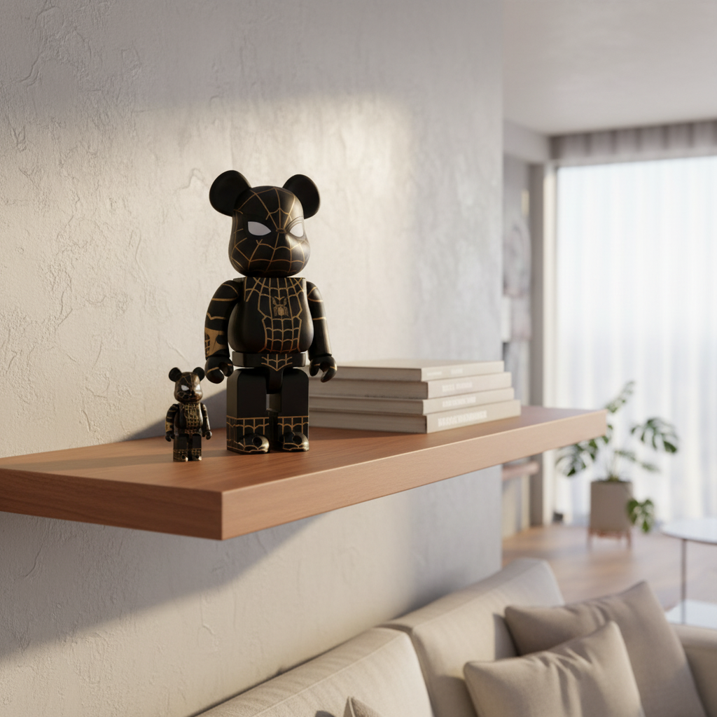 400% & 100% Bearbrick - Spiderman - No Way Home (Black & Gold Suit)-Medicom Toy-Bearbrick