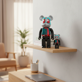 400% & 100% Bearbrick - Kamen Rider no. 2 + 1-Medicom Toy-Bearbrick