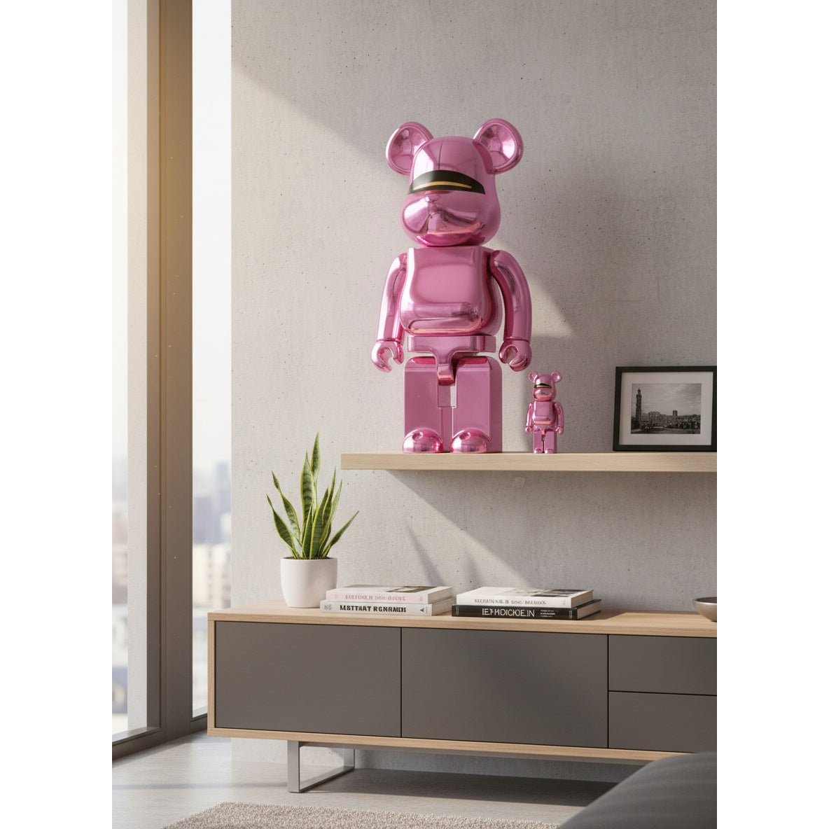 400% & 100% Bearbrick sæt – Hajime Sorayama x 2G