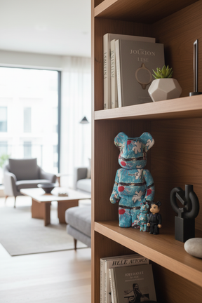 400% & 100% Bearbrick sæt - Muro Tsuyoshi (3-pack)-Medicom Toy-Bearbrick