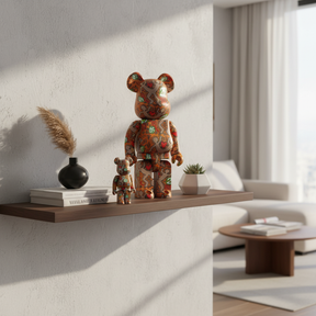 400% & 100% Bearbrick Sæt - Keith Haring v12 (Special edition BWWT 3)-Medicom Toy-Bearbrick