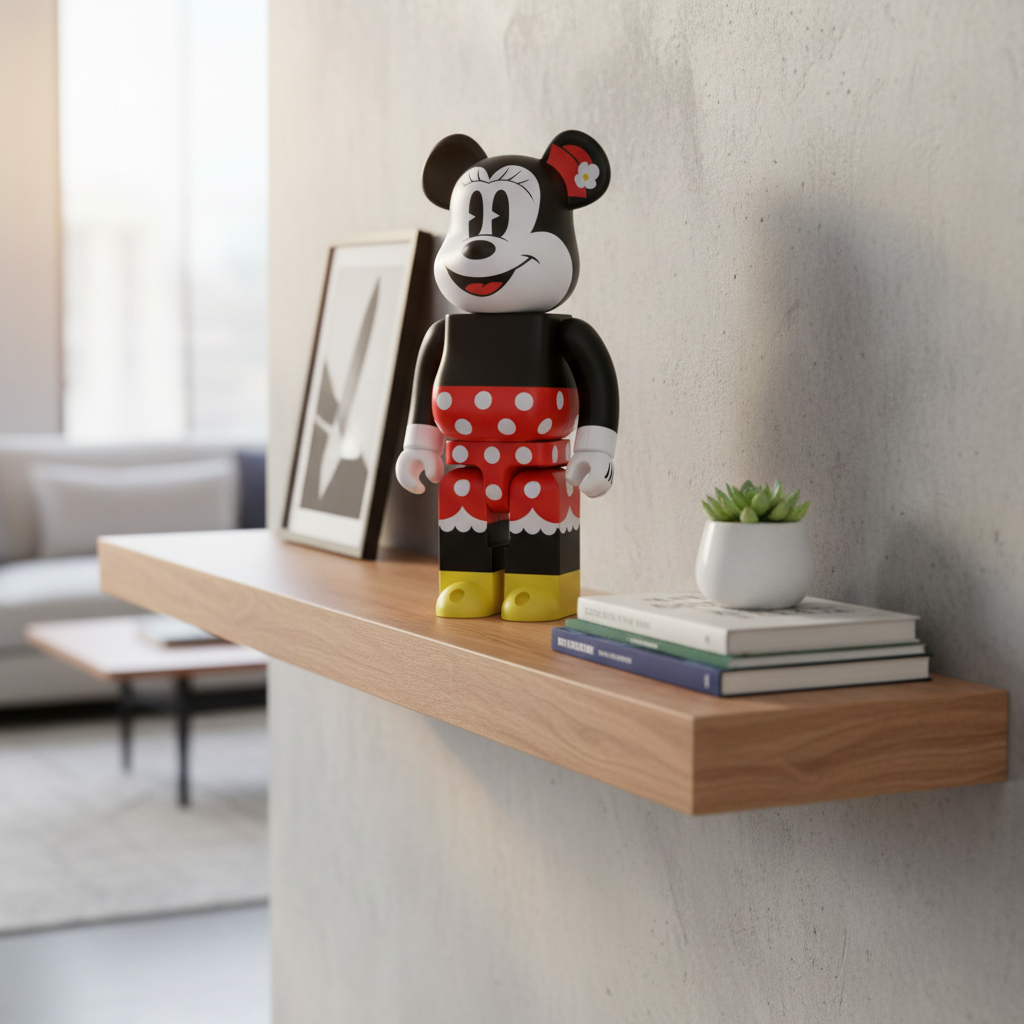 400% & 100% Bearbrick sæt - Minnie Mouse (Walt Disney)-Medicom Toy-Bearbrick