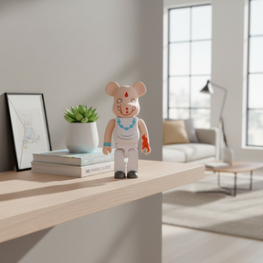 400% Bearbrick - Brahman Elephant (Blue)-Medicom Toy-Bearbrick