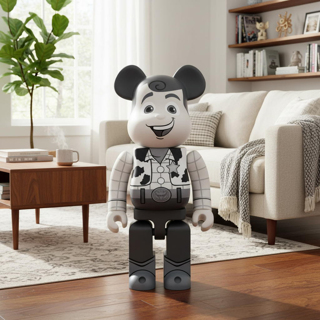 1000% - Woody - Mono ed. (Toy Story)-Medicom Toy-Bearbrick