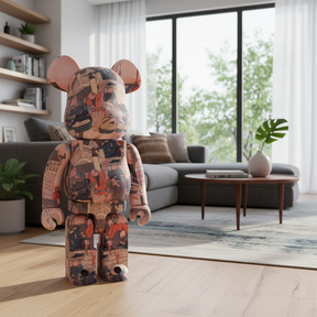 1000% Bearbrick - ''The 53 Stations" (Utagawa Kuniyoshi)-Medicom Toy-Bearbrick