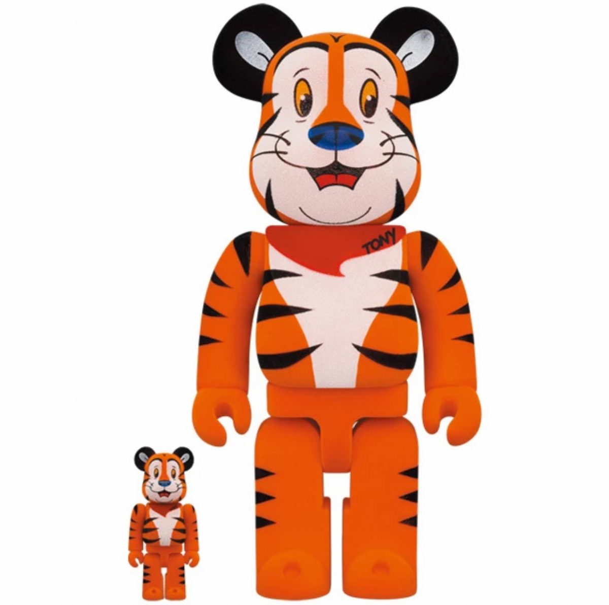 400% en 100% Bearbrick Set - Tony the Tiger Vintage (Kelloggs)