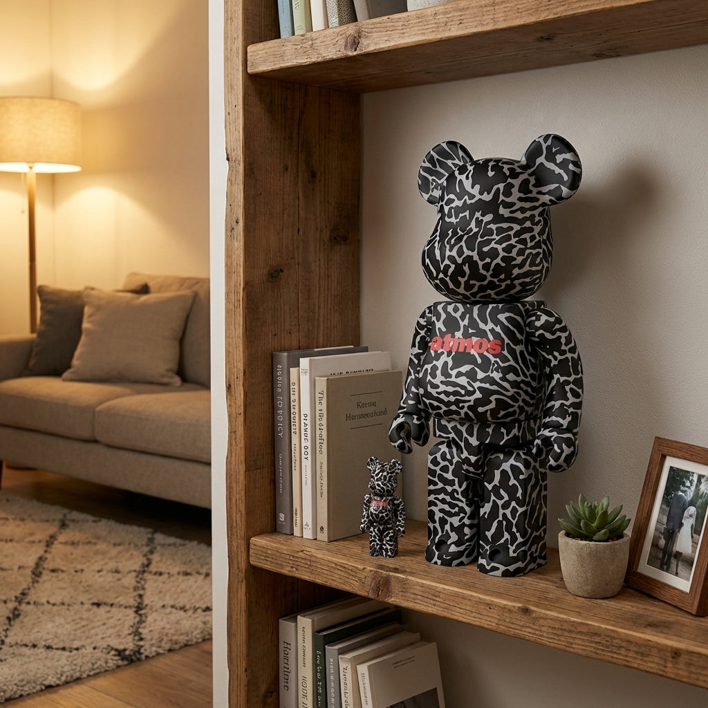 400% & 100% Bearbrick Set – Atmos - Reverse Elephant-Medicom Toy-Bearbrick