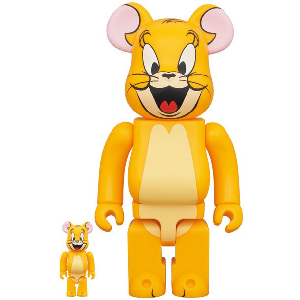 400% & 100% Bearbrick sæt - Jerry Classic Color (Tom & Jerry) Default Title