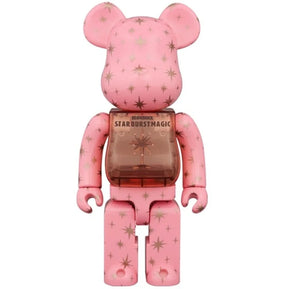 400% Bearbrick - Star Burst Magic 2nd Edition by Medicom Toys, pink design, Asami Matsumura.