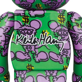 400% & 100% Bearbrick sæt - Keith Haring v11