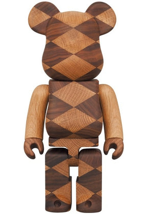 400% Karimoku Bearbrick - Gevlochten #2