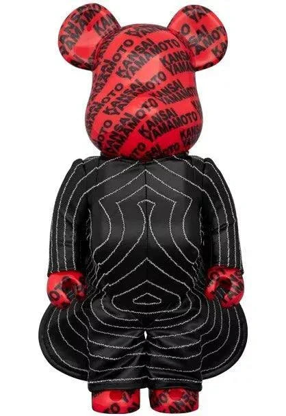 400% Bearbrick Kansai Yamamoto Tokyo Pop collectible, 28 cm, avantgarde fashion, vibrant colors, geometric patterns.