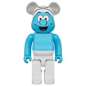 400% Bearbrick - Smurf (Blauw)