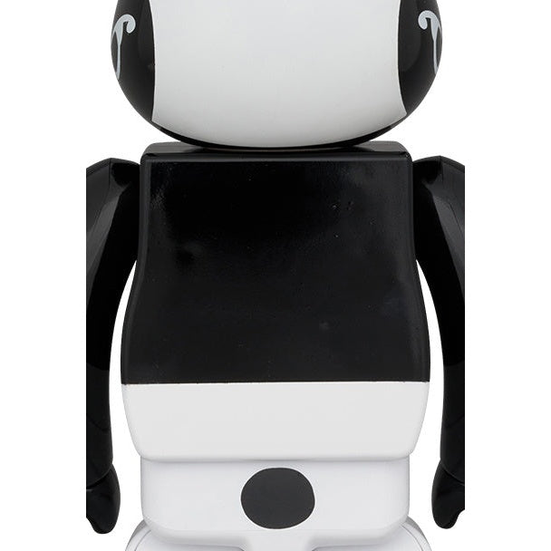 400% Bearbrick - Smurf (Zwart)