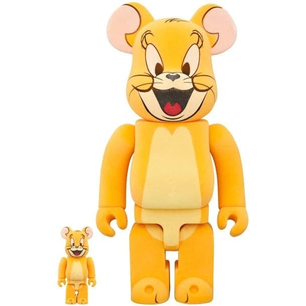 400% & 100% Bearbrick set - Jerry Classic - Flocky edition (Tom &  Jerry)