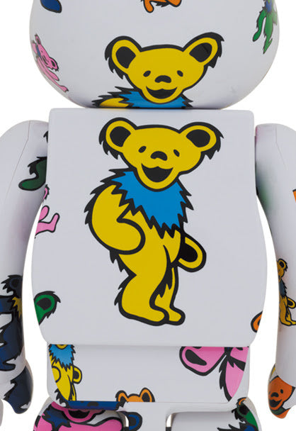 400% & 100% Bearbrick set - Grateful Dead (Dancing Bears Patroon)