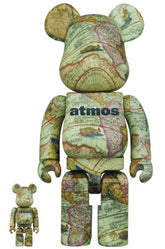 400% & 100% Bearbrick Set – Atmos - Aged Map