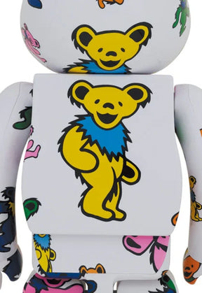 1000% Bearbrick - Grateful Dead (Dancing Bears Pattern)