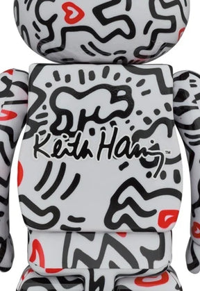 1000% Bearbrick - Keith Haring v8 (Heart of Men)