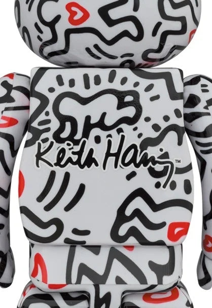 1000% Bearbrick - Keith Haring v8 (Heart of Men)