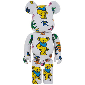 400% & 100% Bearbrick set - Grateful Dead (Dancing Bears Patroon)