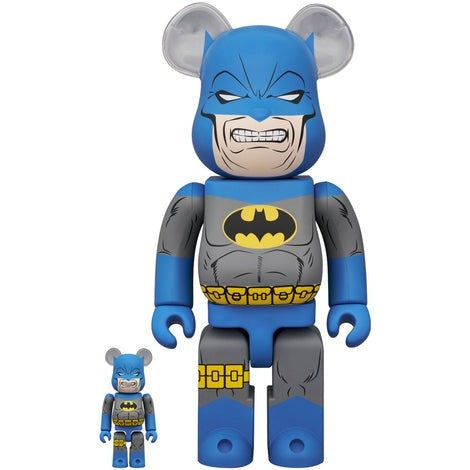 400% & 100% Bearbrick Set - Batman (The Dark Knight Returns)