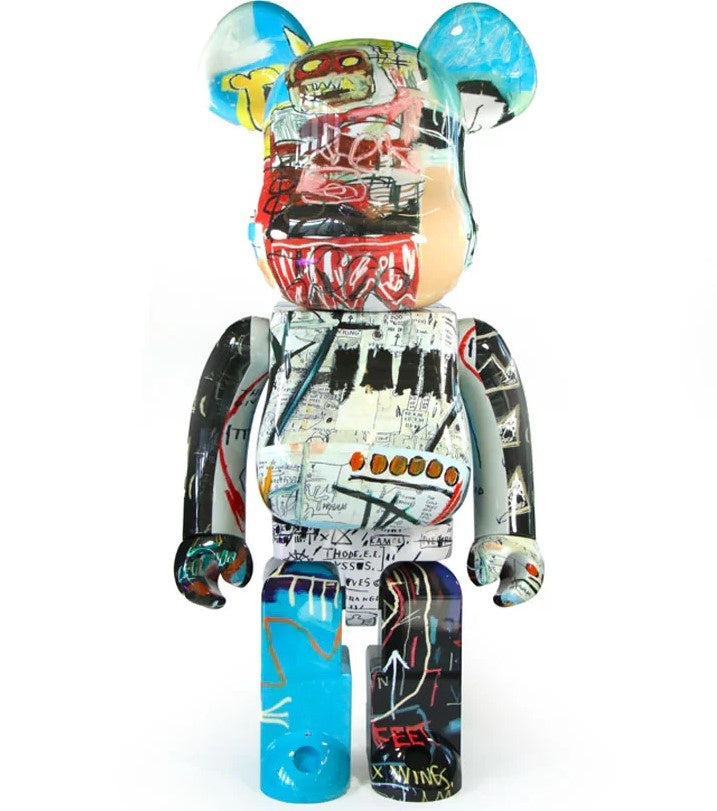 400% & 100% Bearbrick set - Camo Tiger by BAPE (Blue ver.)