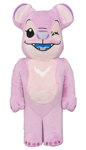 400% Bearbrick - Angel - Stitch (Kostuumversie)