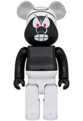 400% Bearbrick - Smurf (Black)